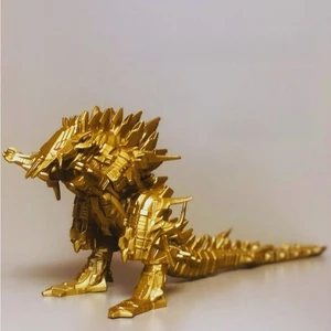 Phong cách mới Siêu cơ Godzilla Siêu lớn Cao su mềm Mô hình quái vật 10 khớp Di chuyển được Đồ trang trí hình chất lượng cao