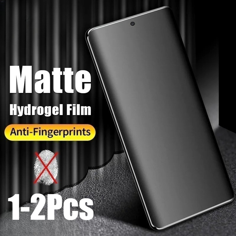 1-2 Chiếc Full Cover Siêu Mỏng Bảo Vệ Màn Hình Matte Film Cho vivo X60 X70 X80 X90 X60t X70t X90s Pro Plus Lite Chống Gián Điệp Riêng Tư Chống Ánh Sáng Xanh Hydrogel Film HD Phim Mềm