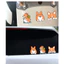 Xe Dễ Thương Corgi Xe Điện Chó Dán Khối Trầy Xước Xe Máy Dán Trang Trí Chống Thấm Nước Thân Xe Dán