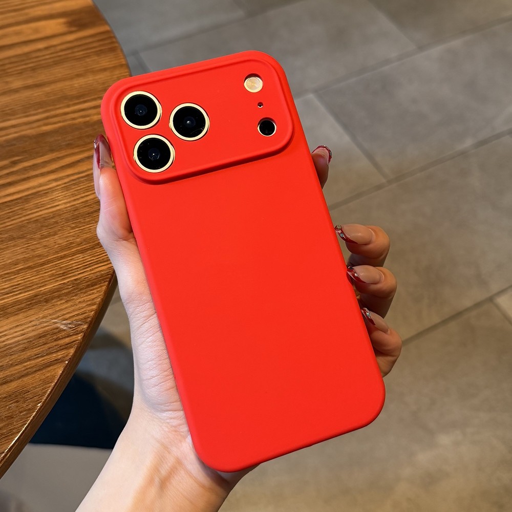 Ốp Điện Thoại Màu Xanh Huỳnh Quang Silicon Lỏng Cho iPhone 17 Pro Max 17 Air 16 Plus 15 14 13 12 11 Vỏ Bảo Vệ Chống Sốc