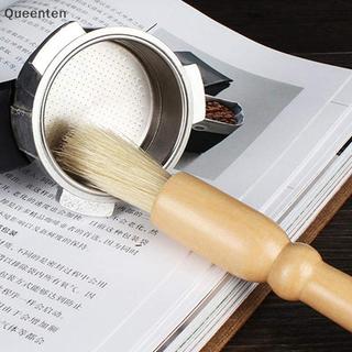 Queenten 4 Chiếc Máy Pha Cà Phê Làm Sạch Bộ Máy Xay Cà Phê Bàn Chải Cho Máy Pha Cà Phê Espresso Đầu Nhóm Pha Bàn Chải Làm Sạch QT