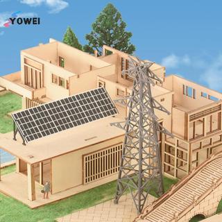 YOWEI 1 Cái 1: 100 / 1: 200 ABS Tháp Điện Áp Cao Mô Hình Đường Sắt Tàu Cát Bàn Bố Trí Cảnh Đồ Chơi Lắp Ráp Mô Hình Mini Tháp Điện VN
