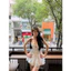 ĐẦM XÔ THÊU HOA 2 DÂY VIỀN REN XOÈ BYJOLIE