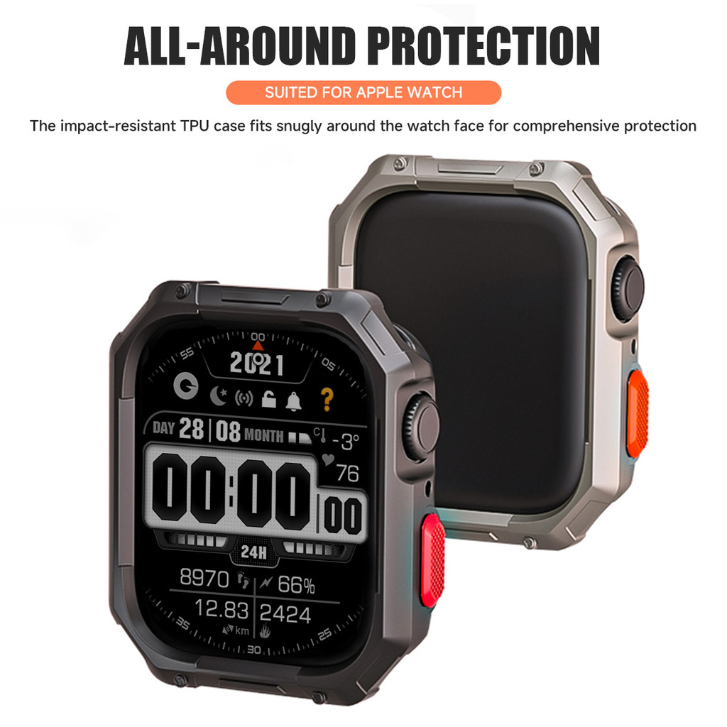 Ốp lưng TPU tương thích cho Apple Watch Series11 / 10 46mm 42mm Ultra3 / 2 / 1 49mm 41mm 44mm 40 45mm 9 8 7 SE 6