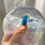 Shopeestore| Dụng cụ giải nén trái cây Bông tuyết Sequins Đồ chơi trái cây Long lanh Đồ chơi bóp trái cây – Giảm lo âu Bóng căng thẳng với bông tuyết Sequins Đồ chơi Fidget co giãn chậm cho trẻ em