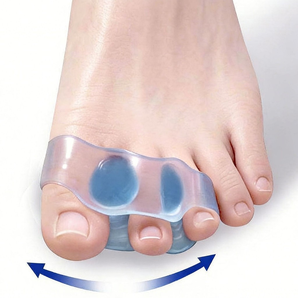 Chia Ngón Chân Bao Ba Lỗ Chia Ngón Chân Toe Silicon Chống Mài Mòn Thoáng Khí Mềm Mang Giày Bảo Vệ Chân
