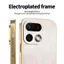 Ốp Lưng YJD Cho Realme 16 Pro Plus Gold Silk Skin Khung Mạ Điện Thoại Chống Rơi