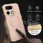 Ốp Lưng Cho Realme 16 Pro Plus 3D Họa Tiết Da Chống Trơn Trượt Khung Mạ Điện Thoại Chống Rơi Vỏ Bảo Vệ