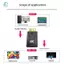 Bộ chuyển đổi Video tương thích 4K Dp sang -Bộ chuyển đổi màn hình TV máy tính tương thích cho TV PC Dễ sử dụng