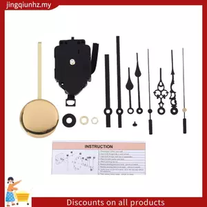 DIY Con lắc Đồng hồ Cơ chế chuyển động với 3 cặp Tay khác nhau Thạch anh Sửa chữa Trục đồng hồ treo tường Bộ phận thay thế