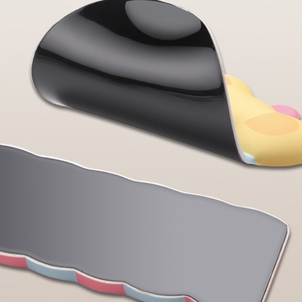 Tấm lót chuột cổ tay bằng silicon STABFOAM, Thảm để bàn chống trượt Giá đỡ bàn phím kích thước lớn, Thiết kế kẹo mút Miếng đệm bàn phím tiện dụng để sử dụng văn phòng