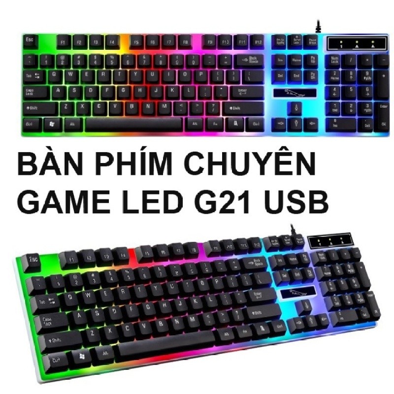 Bộ bàn phím giả cơ kèm chuột gaming có dây GTX 350 hàng mới cổng kết nối usb siêu bền