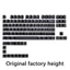 Char Full Size 101Key Double Shot Injection Bộ Keycap in bên trong mờ