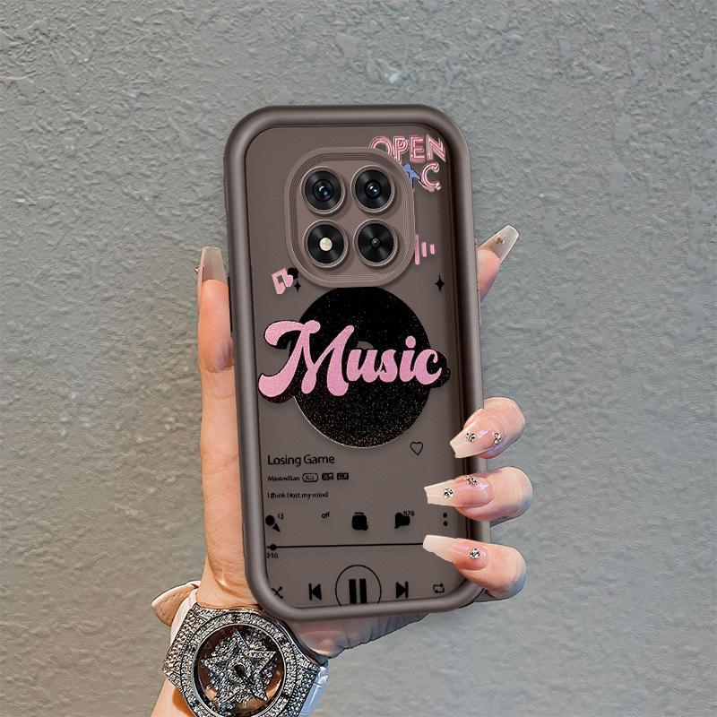 Ốp Lưng Cho Redmi Note 14 Pro 5G Hoạt Hình Silicon Mềm Ốp lưng TPU Like Music girl Angel Eye Chống Sốc Ốp Lưng