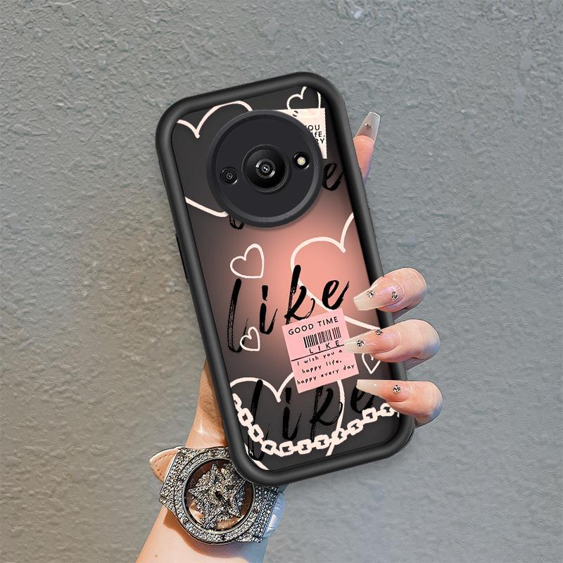 Ốp Lưng Cho Redmi A3 / POCO C61 4G Hoạt Hình Silicon Mềm Ốp lưng TPU Like Music girl Angel Eye Chống Sốc Ốp Lưng