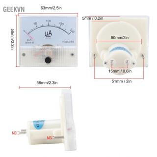 geekvn 85C1 DC 0-200UA Máy đo dòng điện con trỏ Ampe kế có độ chính xác cao Bảng đo tương tự