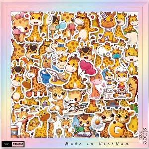 Set sticker bé hưu cao cổ vàng