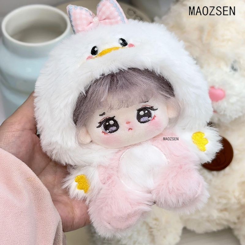Quần Áo Cho Bé 10cm Sang Trọng Đồ Chơi Dễ Thương Vịt Jumpsuit Cotton Búp Bê Thay Thế Quần Áo Búp Bê Quần Áo