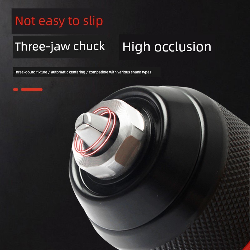 Tay Khoan Chuck Kim Loại Ratchet Tự Khóa Chống Khóa Đầu Chuyển Đổi Cờ Lê Điện Thay Đổi Tay Máy Khoan Điện Chuyển Đổi Chuck