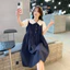 Váy ngắn tay dáng rộng cho bà bầu mùa hè