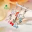 Móc khóa đính cườm kim cương thời trang Meteor Cherry Móc khóa đính cườm Túi Bapa Mặt dây chuyền Phụ kiện trang trí dây chuyền điện thoại quyến rũ [mới]