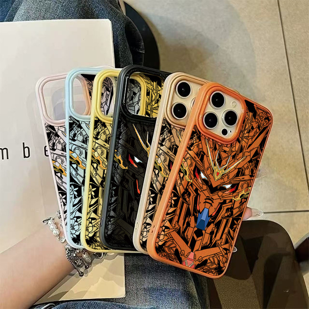 Ốp lưng Mobile Suit Gundam Stylish Chống Sốc Da Gai Bảo Vệ Camera Cấp iPhone 17/16/15/14/13/12/11/X/XS Max Pro
