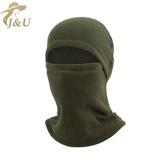 JU Mùa Đông Mũ Cực Lông Cừu Balaclava Nam Mặt nạ Cổ Ấm Bò Vỏ Nhiệt Thể Thao Khăn Mũ VN