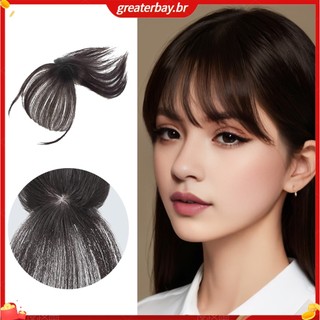 Dễ Mặc Bangs Nữ Bangs Tóc Giả Tóc Giả Tự Nhiên Wispy Kẹp-in Bangs Cho Nữ Chất Lượng Cao Nổ Phần Mở Rộng Tóc Đen / Nâu Cong Air Bangs Fringe Tóc Giả Cho Đông Nam