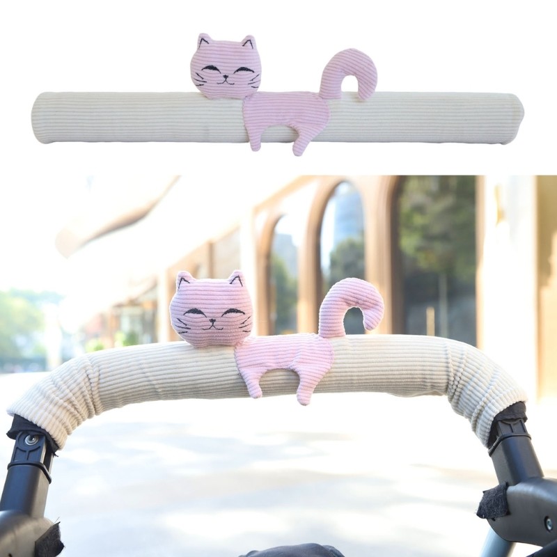 ELEGA Dễ Dàng Vệ Sinh Xe Đẩy Grip Cover Case Thiết Kế Hoạt Hình 3D Chức Năng Âm Thanh Mềm Mại