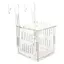 LAKAM 1 Cái Hộp Giống, Thìa nở Nhỏ Chiên Bể Cá Hộp Cách Ly, Acrylic Bền Đẹp Bộ Chia Thủy Canh Hộp Thực Vật Thủy Canh Phụ Kiện Bể Cá
