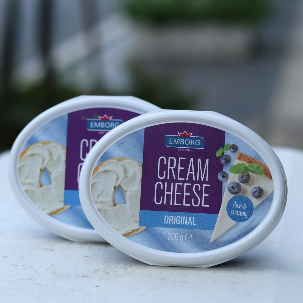Phô Mai Kem Cream Cheese Emborg 200g, Nhập Khẩu Đan Mạch, Hương Vị Béo Nhẹ Dễ Ăn Không Ngấy