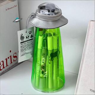 YT4 Ngộ nghĩnh Người Ngoài Hành Tinh UFO Hộp Đựng Trường Quà Tặng Cho Trẻ Em Học Sinh Văn Phòng Phẩm Huy Hiệu Bộ Sưu Tập Túi Bảo Quản