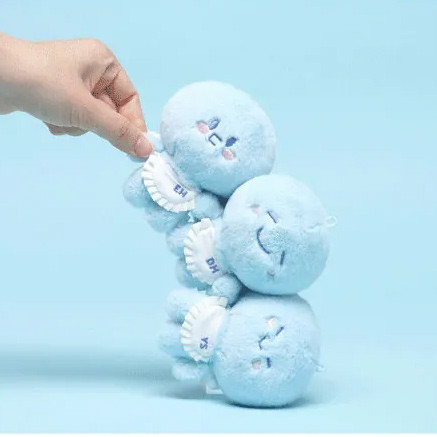 SY Super Junior LEETEUK HEECHUL 10cm Plushie Doll Móc khóa SJ Market Pop-Up Phiên bản giới hạn Túi quyến rũ