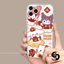 Vỏ Cho Vivo Y21 Y19s Y91C Y36 Y04 Y29 Y20 Y17S Y03 Y22 Y29 Y16 Y91 Y27 Y17 Y28 Y21D Chú mèo dễ thương đón năm mới