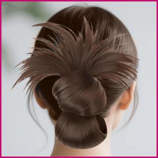 Lọn Bun Tóc Mềm Nhẹ Dài, Kẹp Tóc Dễ Sử Dụng Cho Phụ Nữ