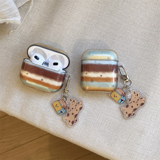 Ngôi sao sọc cho AirPods 1 / 2 3 Pro Pro2 pro3 Airpod4 Bộ tai nghe Vỏ bảo vệ Bluetooth không dây AirPods Pro i3 i4 pro3 Vỏ bảo vệ tai nghe