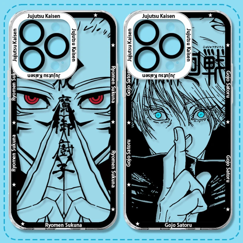 Ốp Điện Thoại Cho Samsung Galaxy A57 5G S26 Edge Ultra Plus S25 FE A15 A16 A07 Vỏ Anime Nóng Jujutsu Kaisen Gojo Satoru Ryomen Sukuna Choso Silicon Mềm Trong Suốt