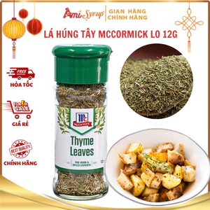 Lá Húng Tây McCormick Lo 12g, Gia Vị Khô Cao Cấp, Được Tuyển Chọn Và Sấy Khô Theo Quy Trình Hiện Đại