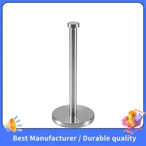 Thép không gỉ Cuộn Giấy Giá Treo Khăn Nhà Bếp Khăn Giấy Phòng Tắm Vệ Sinh Giấy Đứng Khăn Ăn Giá Nhà Dụng Cụ