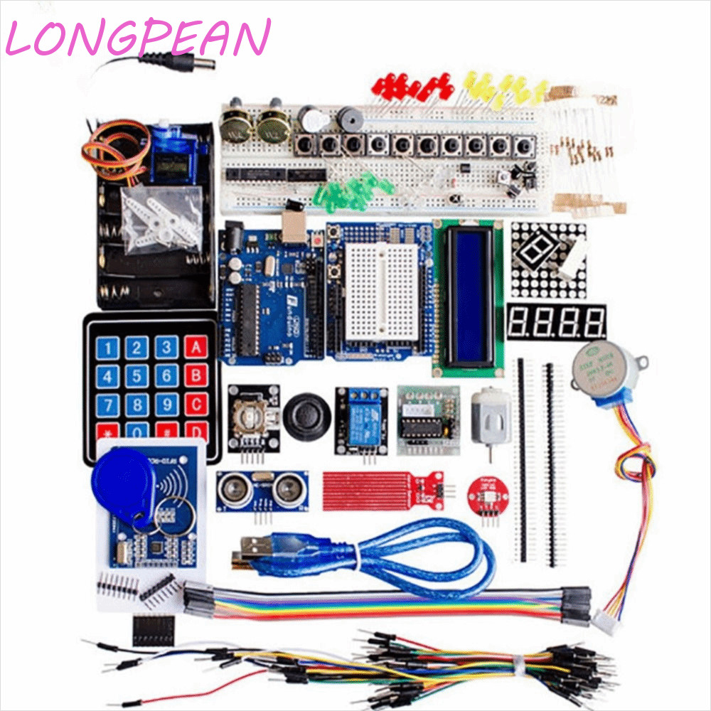 Dự án LONGPEAN Uno R3, Bộ khởi động bảng đỏ RFID cho Arduino Uno R3, Bộ ...