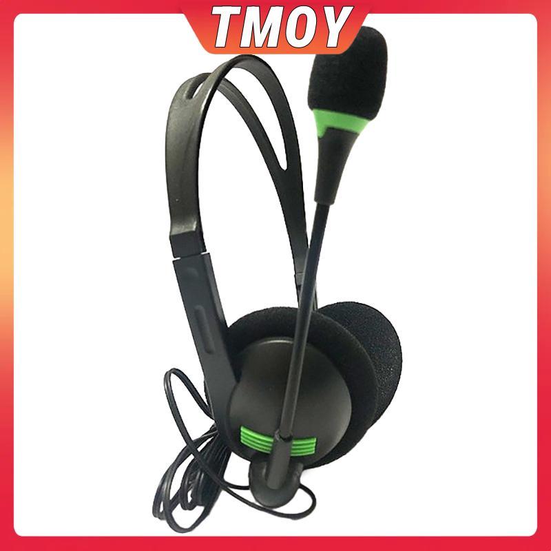 Tai nghe có dây TMOY 3,5mm Tai nghe đa năng có micrô Tai nghe khử tiếng ồn cho máy tính xách tay TMOY