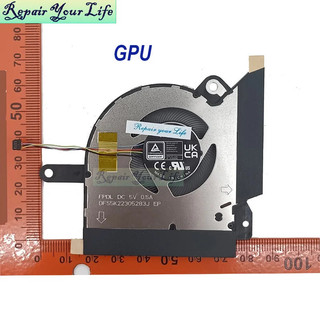 HL Notebook CPU GPU Quạt Làm Mát Cho ASUS ROG Flow X13 GV301RA GV301RE GV301RC Ultrabook Chơi Game 2 Trong 1 13NR0A20T02011 13NR0A20T03011