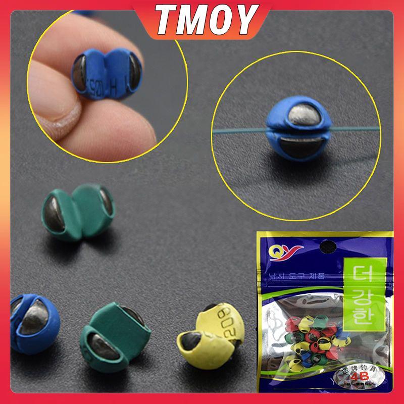 Kẹp chì câu cá TMOY làm từ cao su mềm mại, nhiều màu sắc, phù hợp cho hồ và sông, giúp câu cá chép hiệu quả hơn với khả năng chìm nhanh.