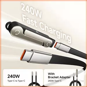 Star 240W TypeC sang TypeC Stand Adapter 2026 Mới Vô Hình Giá Đỡ Adapte Cáp Chân Đế Adapter Loại C sang TypeC Nhanh Chargin