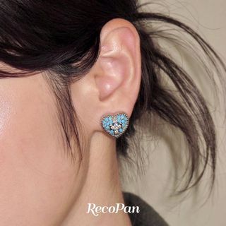 Vintage Thời Trung Cổ Tình Yêu Bông Tai Chữ Thập Ngọt Mát Độc Đáo Siêu Nhấp Nháy y2k Bông Tai