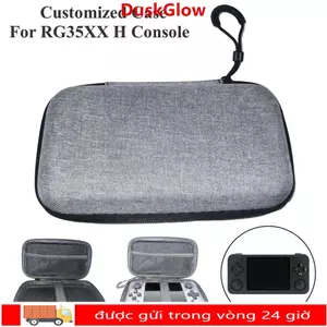 DUSKGLOW 1 Cái Máy Chơi Game, Túi Đựng Dây Kéo Chống Trầy Xước Túi Bảo Quản Máy Chơi Game, Túi Bảo Vệ Cứng Di Động EVA Cho RG35XX H