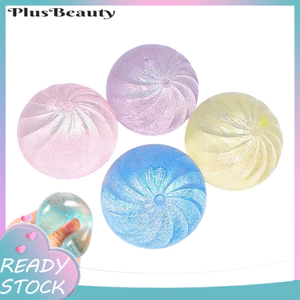 < Pluscloth > 2 / 3 / 4 Chiếc Rõ Ràng Lấp Lánh Hấp Bun Đồ Chơi Giảm Căng Thẳng Chậm Squishy Bánh Bao Bóp Bóng Fidget Giải Nén Bột Cho Trẻ Em Người Lớn Thư Giãn Phục Hồi Nhanh Căng Thẳng Bal