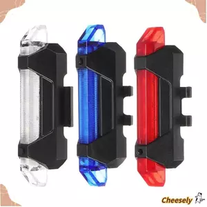 Đèn xe đạp phía sau CHEESELY - Chống nước, sạc lại qua USB, đa dạng màu sắc, phù hợp leo núi và đi thành phố
