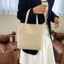 GC2 2026 Dệt PU Ladylike Túi Xách Thời Trang Đa Năng Dung Tích Lớn Đi Lại Túi Tote CG2