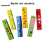< Sunshine123 > Đồ chơi âm nhạc giáo dục 16 lỗ Harmonica cho trẻ em Harmonica bằng gỗ hoạt hình dành cho bé trai bé gái – Organ miệng dành cho người mới bắt đầu để cải thiện khả năng phổi và học tập vui nhộn